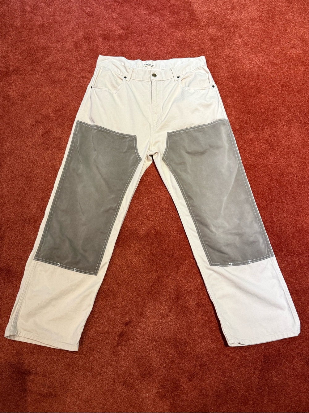 Rudy Jude Two-Tone Gray and Cream Women Jeans